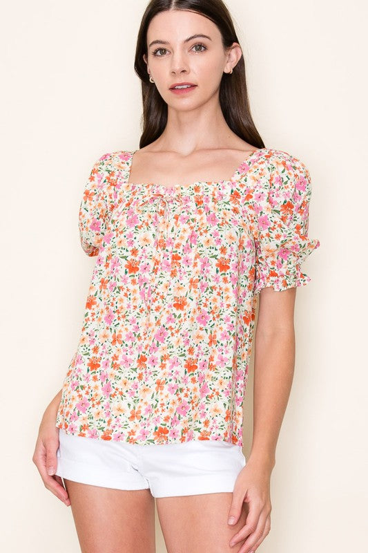 Ashley - Floral Top