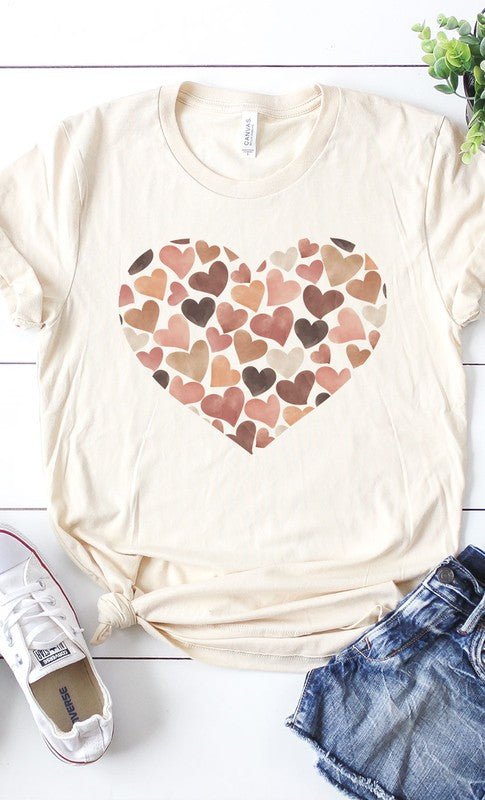 Watercolor Heart Graphic Tee