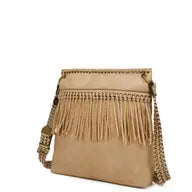 June - Fringe Tote (Tan)