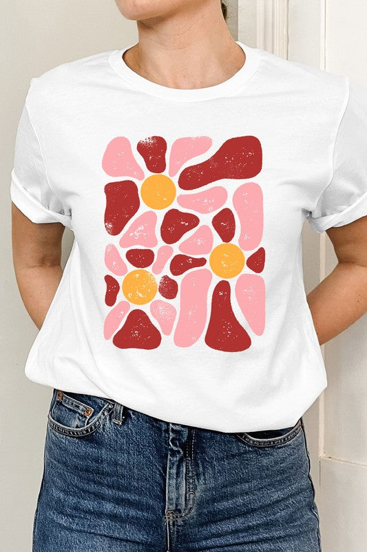 Retro Flower Graphic Tee