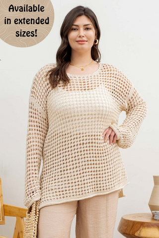 Angie - Crochet Pullover