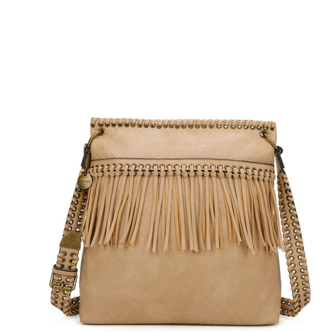 June - Fringe Tote (Tan)