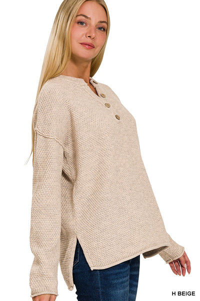 Ingrid - Henley Sweater