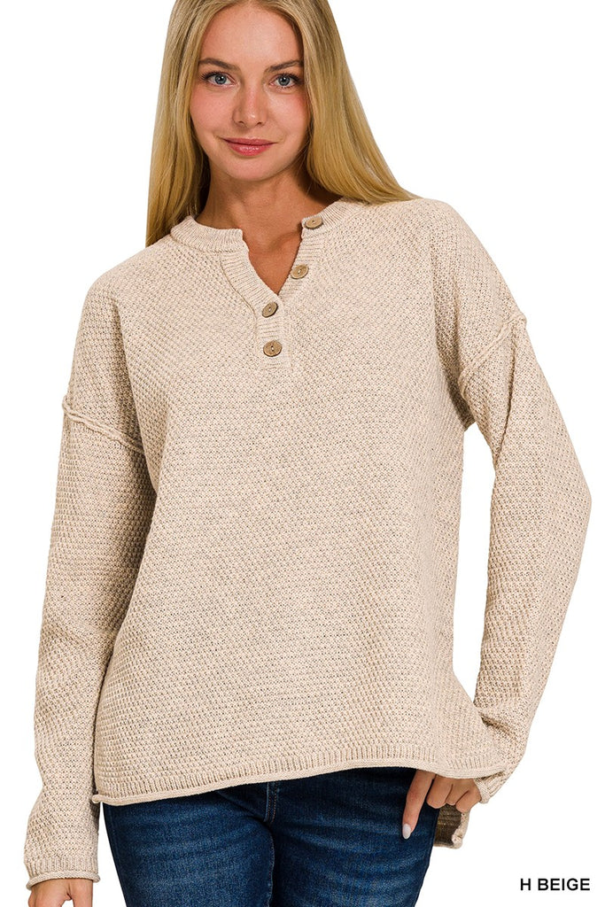 Ingrid - Henley Sweater
