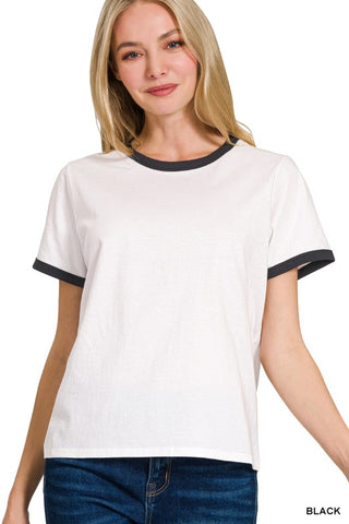 Tatum - Vintage Collared Tee