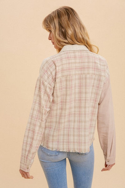 Ruth - Colorblock Button Down
