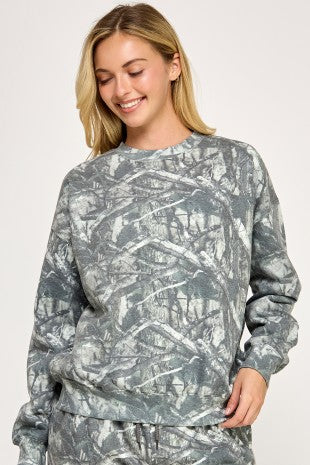 Avery - Camo Crew Neck