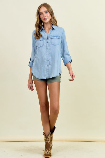 Remi - Chambray Button Down