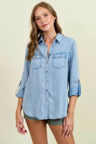 Remi - Chambray Button Down