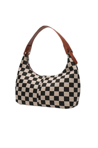 Kacey - Checkered Underarm Bag