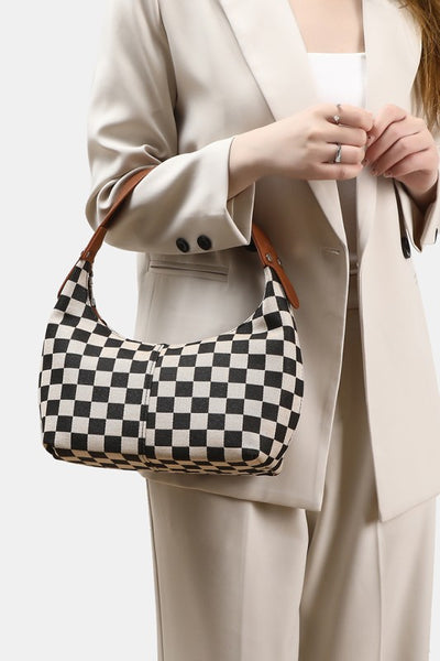 Kacey - Checkered Underarm Bag