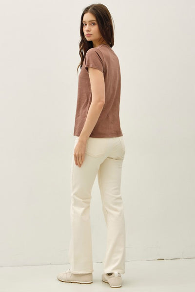 Bobby - Favorite Basic Tee (Brown)