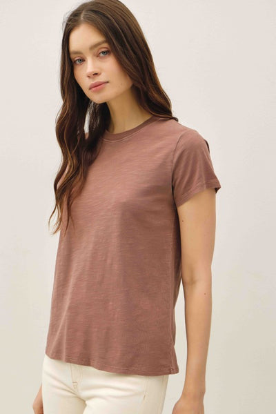 Bobby - Favorite Basic Tee (Brown)