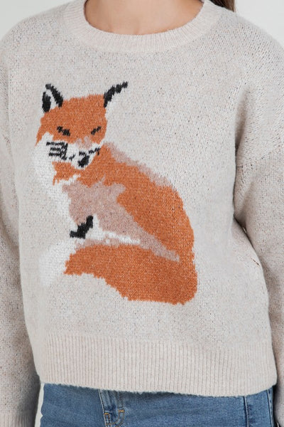 Oaklyn - Fox Sweater