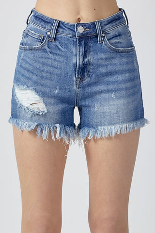 Tessa - Frayed Bottom Shorts