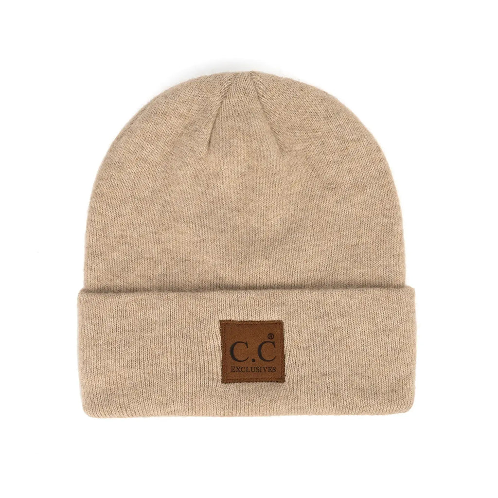 CC Knit Beanie (Beige)