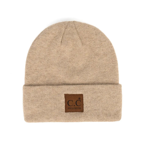 CC Knit Beanie (Beige)