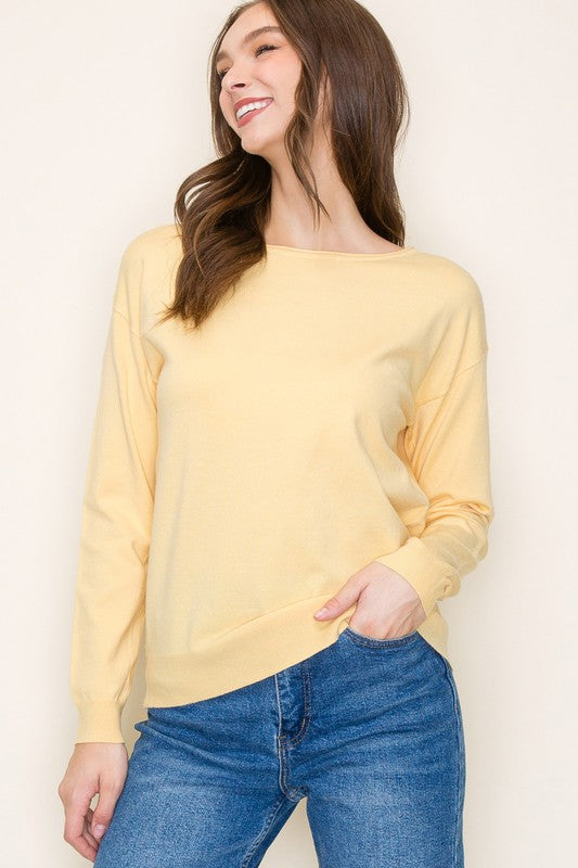 Nikki - SUPER Soft Pullover (Yellow)