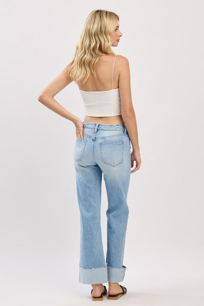 Bailey - Petra153 Light Wash Cuffed Jeans