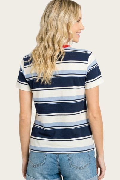 Lucy - Striped Tee