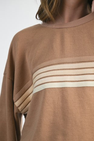 Sydney - Ombre Striped Sweatshirt