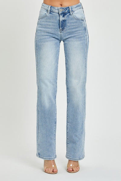Risen - MidRise Straight Jeans