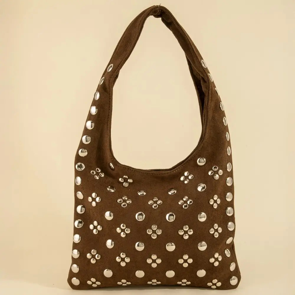 Studded Hobo Bag